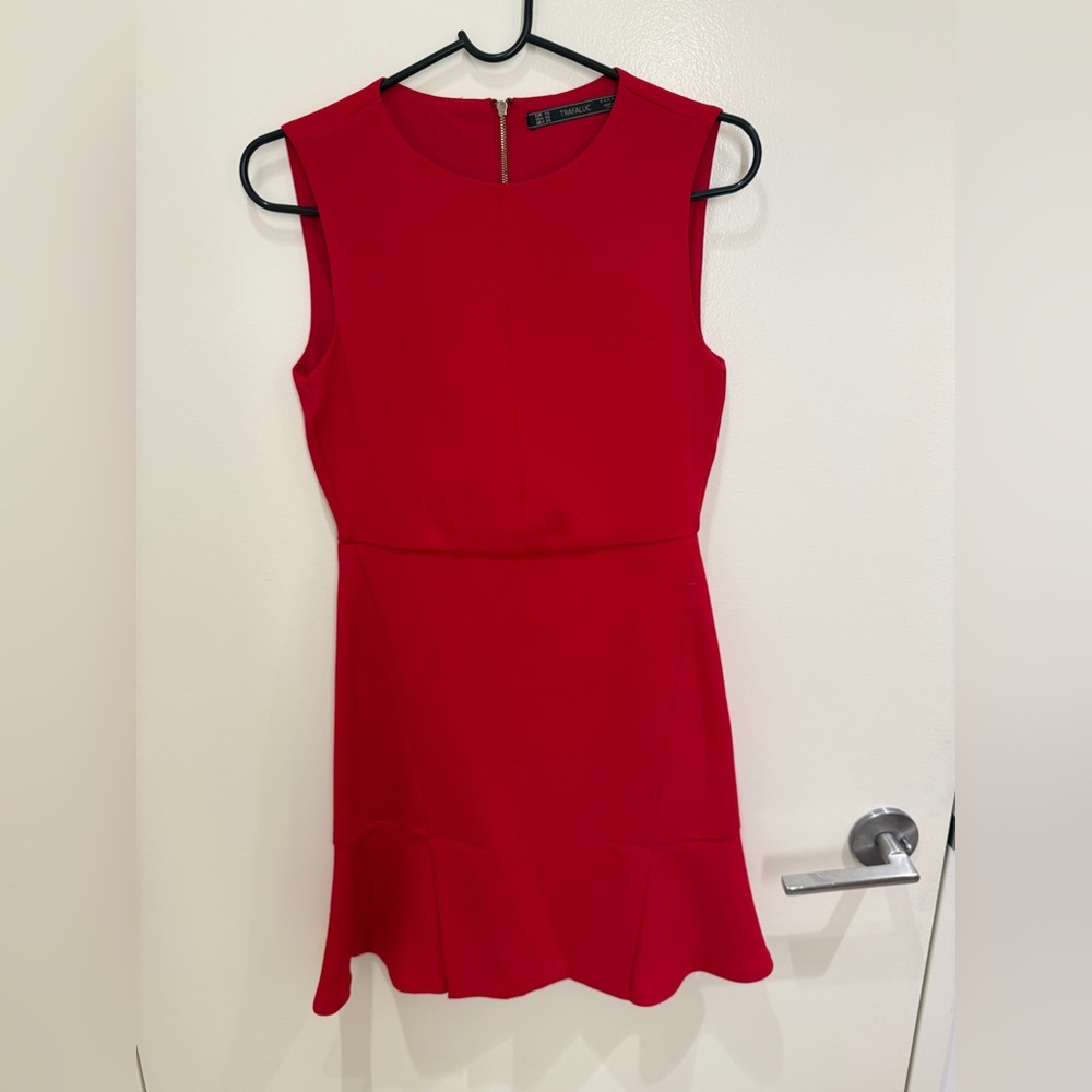 Zara Vibrant Red Mini Dress